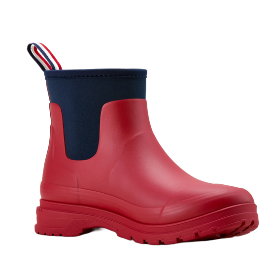 Ariat Ladies Kelmarsh Shortie Team Red Rubber Boot 10061224