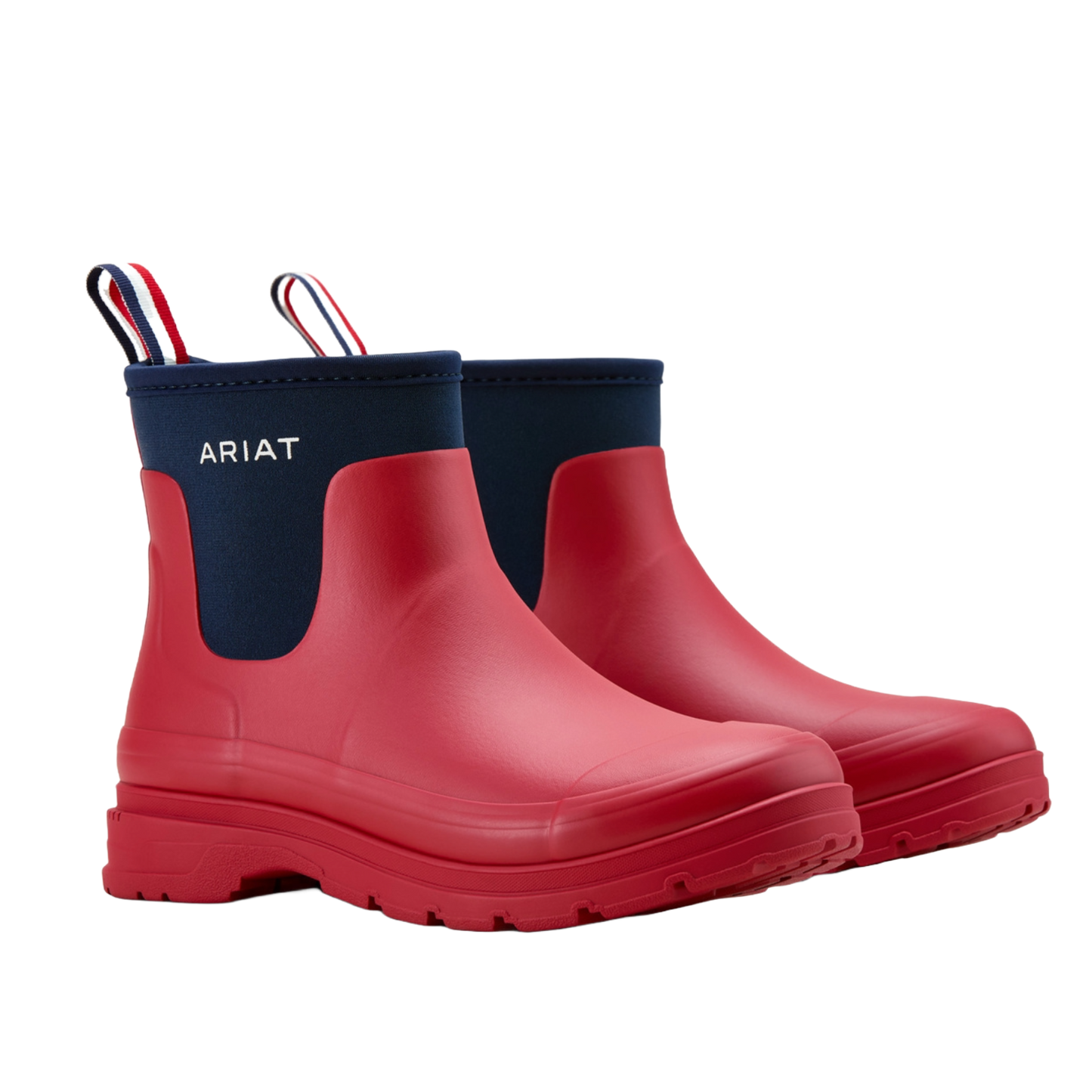 Ariat Ladies Kelmarsh Shortie Team Red Rubber Boot 10061224