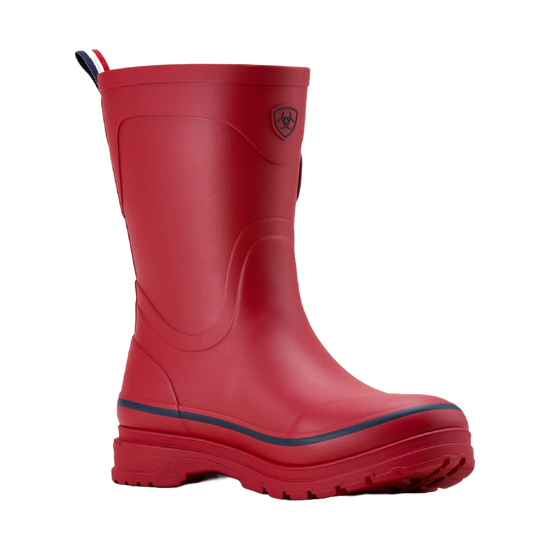 Ariat Ladies Kelmarsh Mid Team Red Rubber Boot 10061226