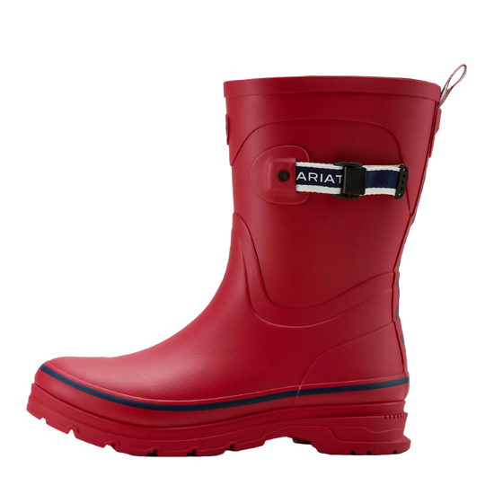 Ariat Ladies Kelmarsh Mid Team Red Rubber Boot 10061226