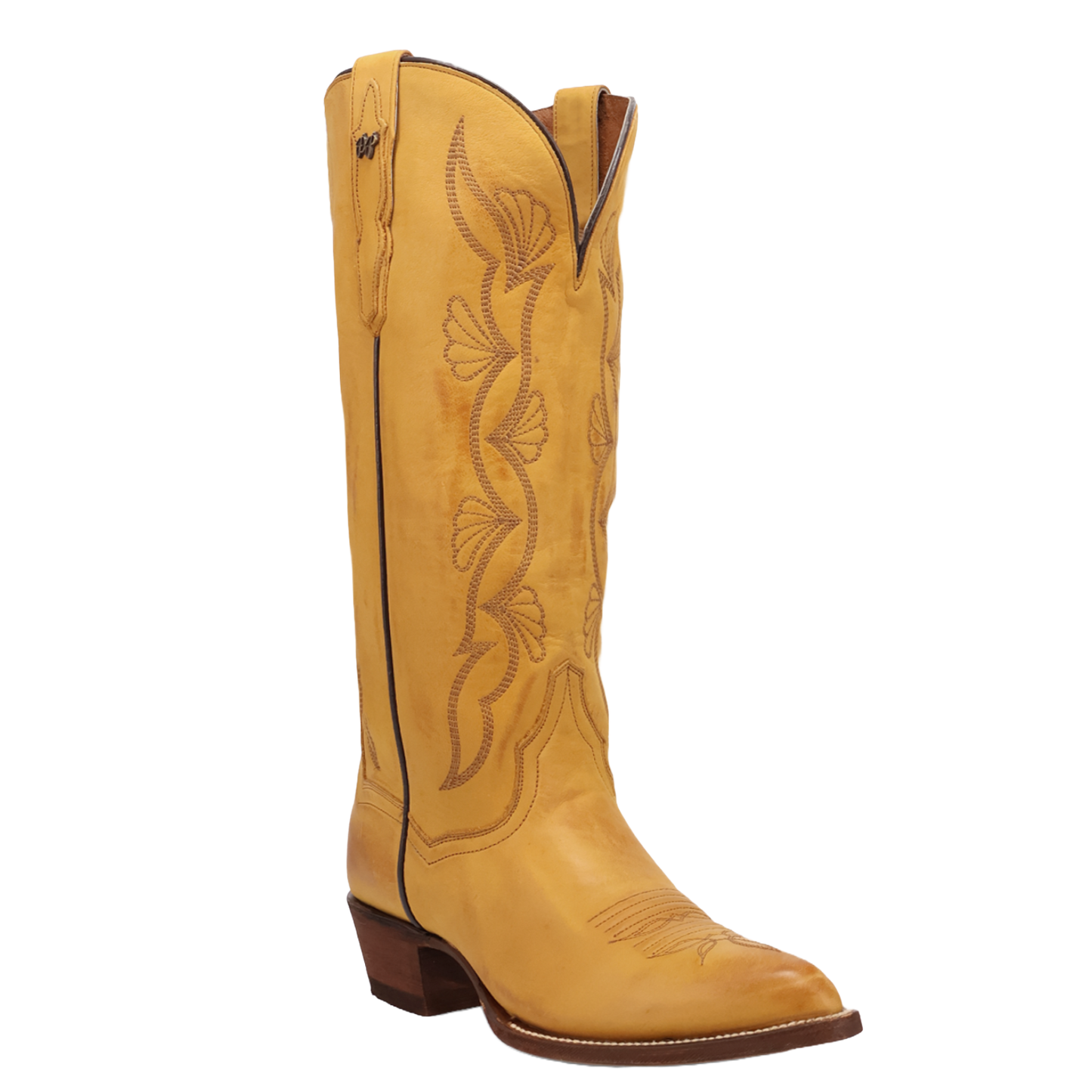 Dan Post Ladies Sunrise Canyon Mustard Yellow Western Tall Boots DP7030