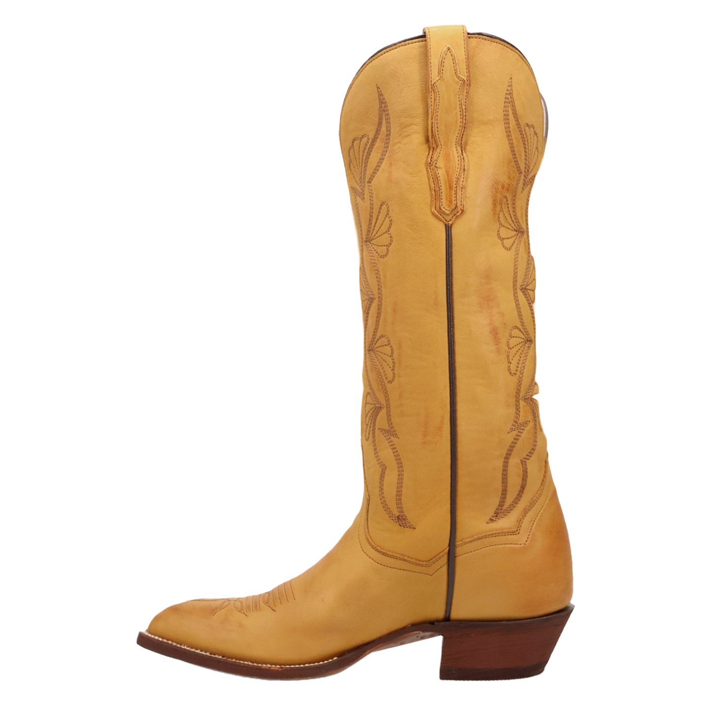 Dan Post Ladies Sunrise Canyon Mustard Yellow Western Tall Boots DP7030