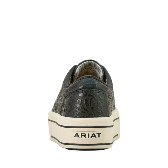 Ariat Ladies Skylar Floral Emboss Black Shoes 10061288