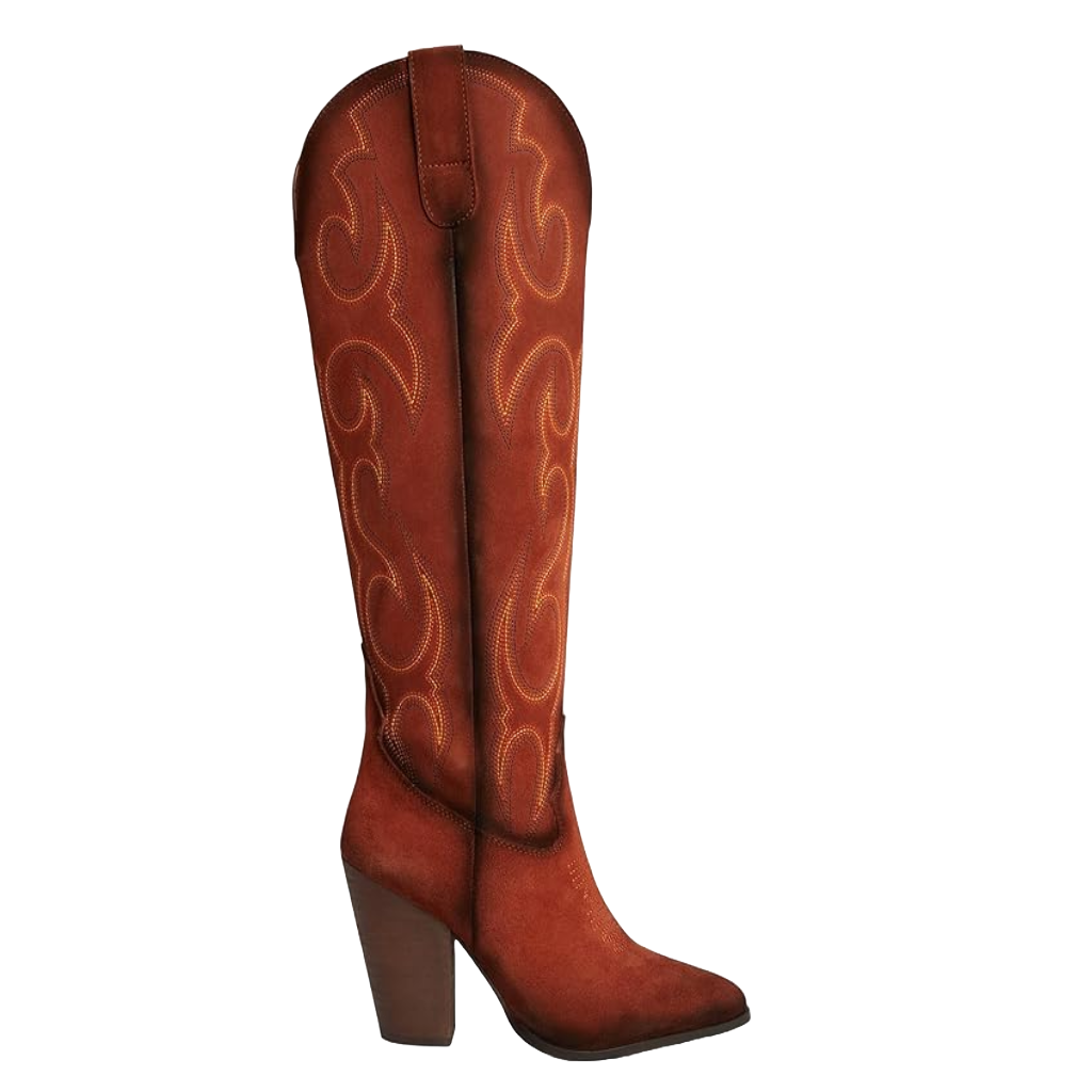 Circle G By Corral Ladies Shedron Suede Tall Western Boots Q7033