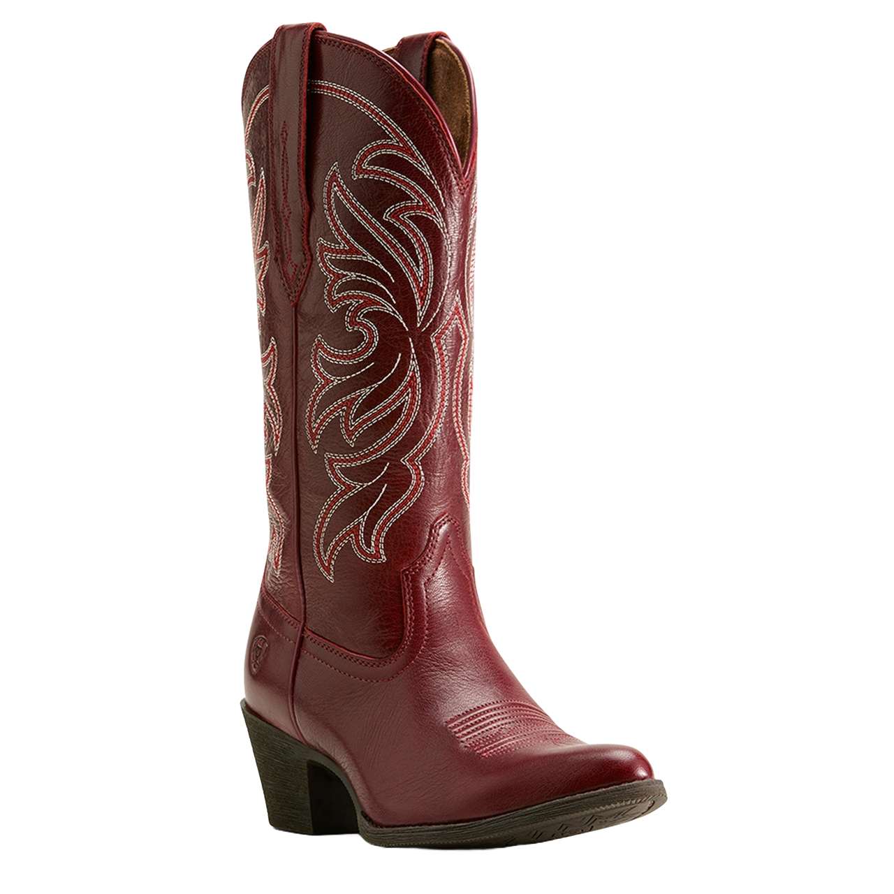 Ariat Ladies Heritage Stretchfit Sangria Red Western Boot 10061205