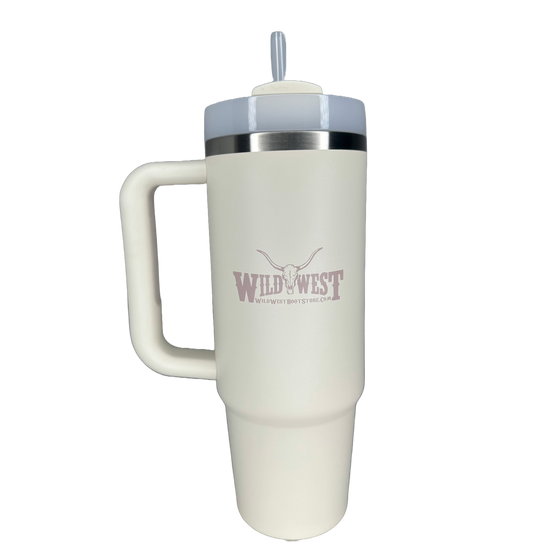 Wild West Stanley Quencher H2.O FlowState™ 30oz Cream Tumbler 10-10827-112-WW