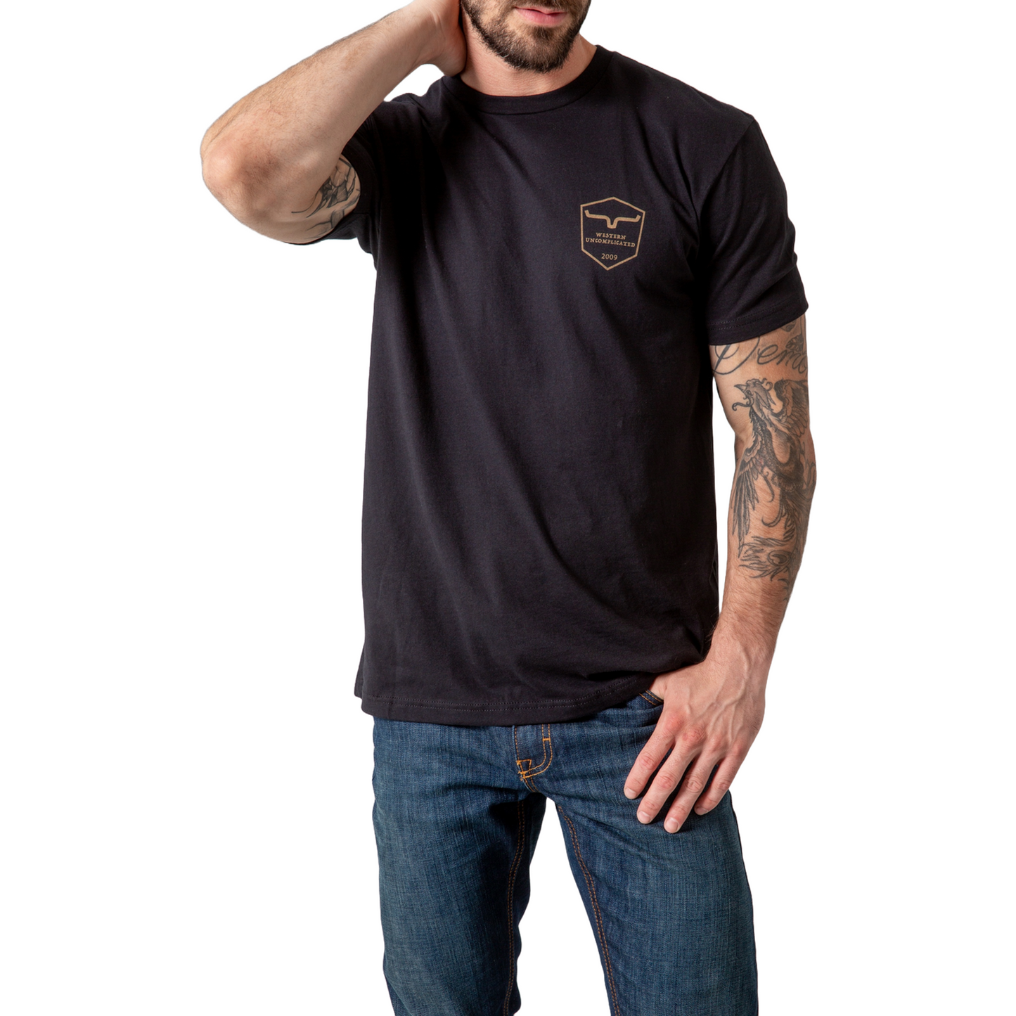 Kimes Ranch® Men's Shielded Trucker Black T-Shirt MSH0000053-BK001