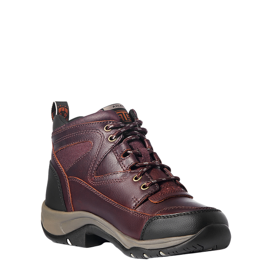 Ariat Ladies Terrain Cordovan Red Lace Up Boots 10004138