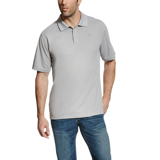 Ariat® Men's AriatTEK™ Silver Polo Shirts 10022001