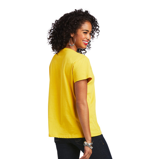 Ariat Ladies R.E.A.L™ Kinship Spicy Mustard Short Sleeve Shirt 10039528