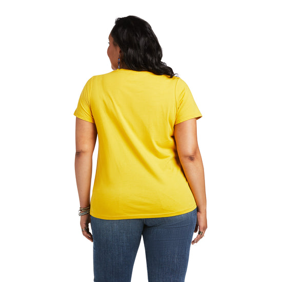 Ariat Ladies R.E.A.L™ Kinship Spicy Mustard Short Sleeve Shirt 10039528