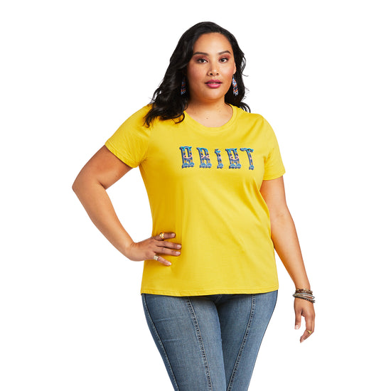 Ariat Ladies R.E.A.L™ Kinship Spicy Mustard Short Sleeve Shirt 10039528