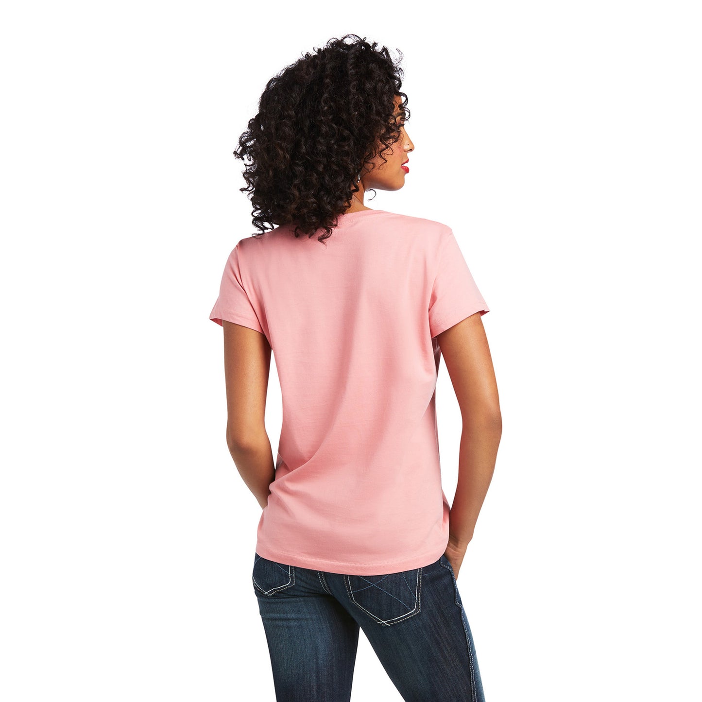 Ariat Ladies R.E.A.L™ Kinship Peach Blossom Short Sleeve T-Shirt 10039529