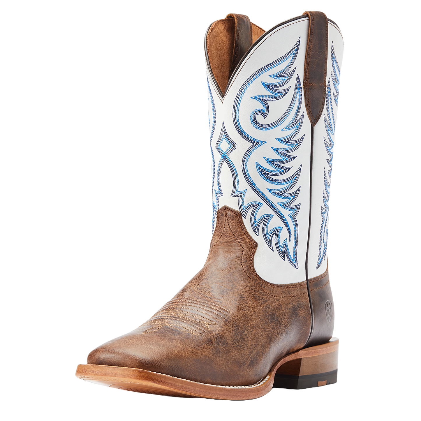 Ariat Men's Wiley Pecan Brown Square Toe Cowboy Boot 10044569