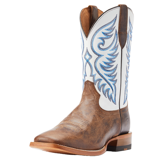 Ariat Men's Wiley Pecan Brown Square Toe Cowboy Boot 10044569