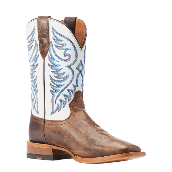 Ariat Men's Wiley Pecan Brown Square Toe Cowboy Boot 10044569