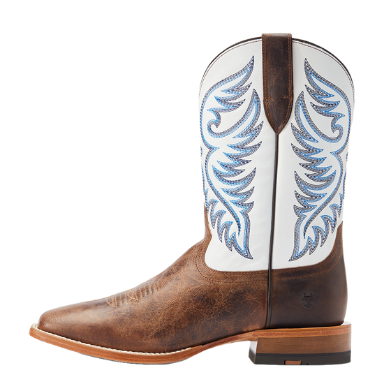 Ariat Men's Wiley Pecan Brown Square Toe Cowboy Boot 10044569