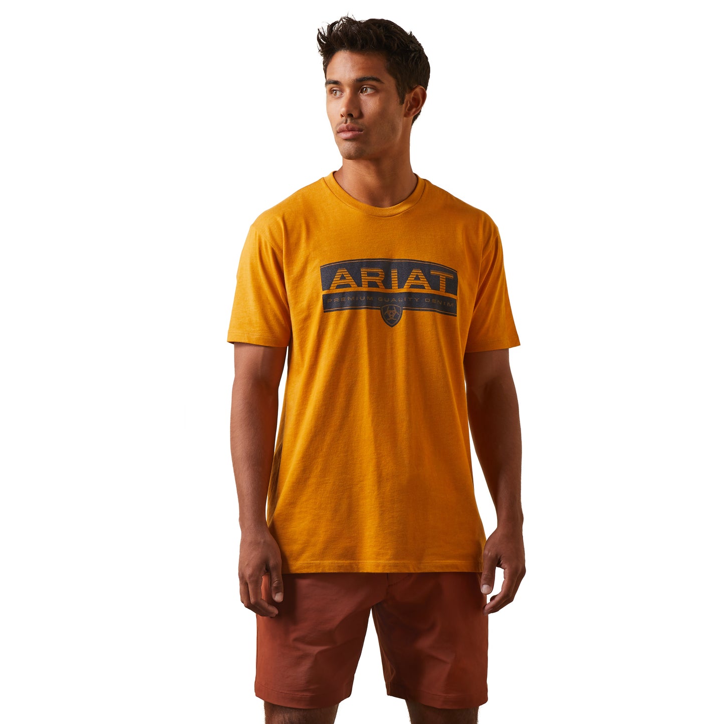 Ariat® Men's Shadows Buckhorn Heather T-Shirt 10044746