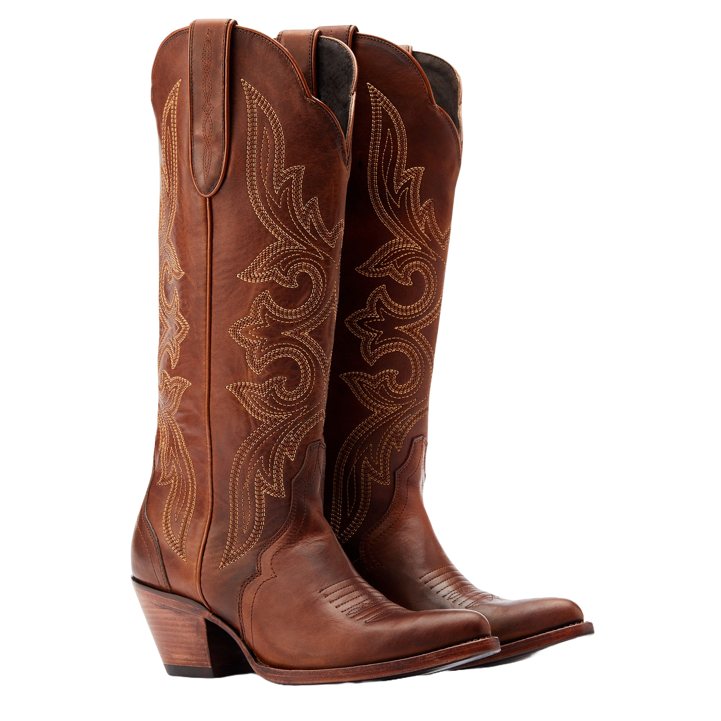 Ariat Ladies Belinda StretchFit Chic Brown J Toe Western Boot 10044413