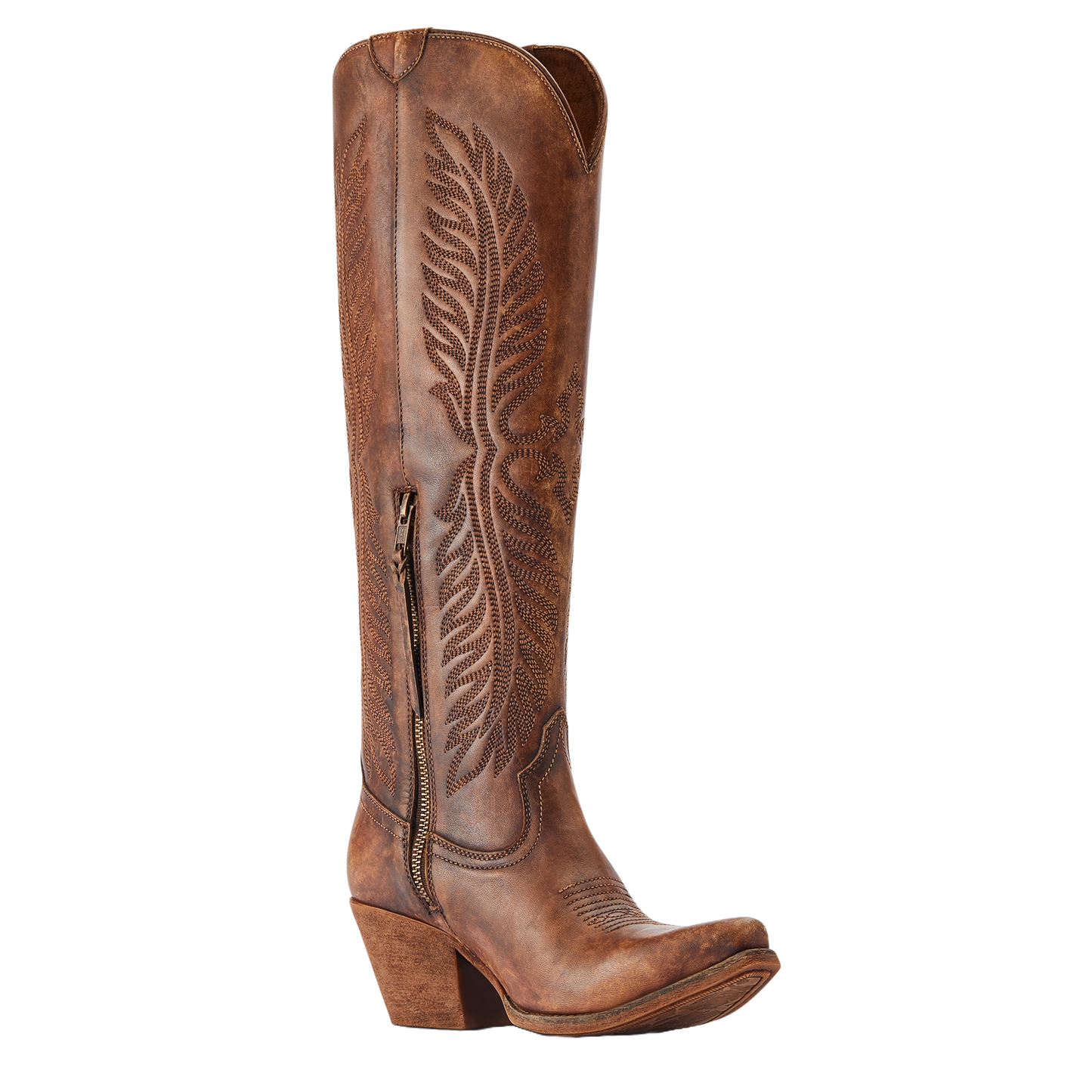 Ariat Ladies Guinevere Naturally Distressed Allegro Western Boot 10044548