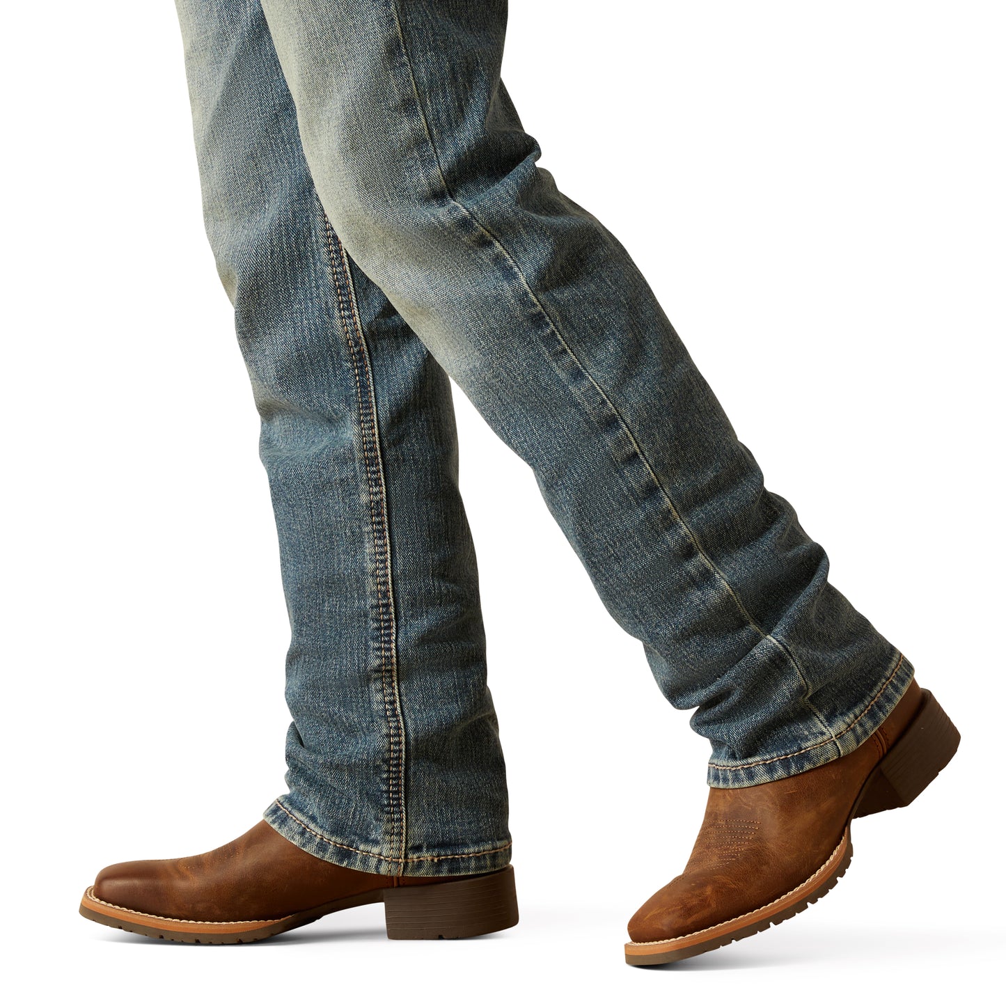 Ariat Youth Boy's B5 Slim Straight Mid-Wash Denim Jeans 10051606