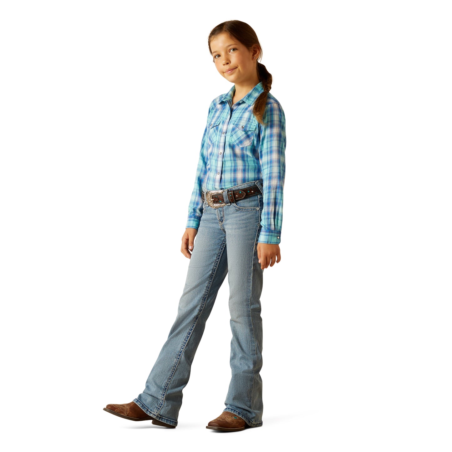 Ariat Youth Girl's Lennon Colorado Denim Trouser Pants 10051617