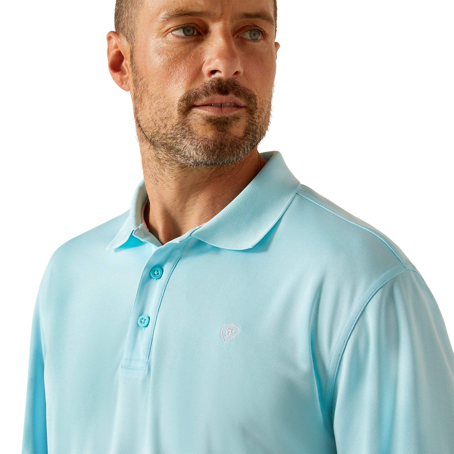 Ariat Men's TEK Cenote Aqua Polo Shirt 10051345