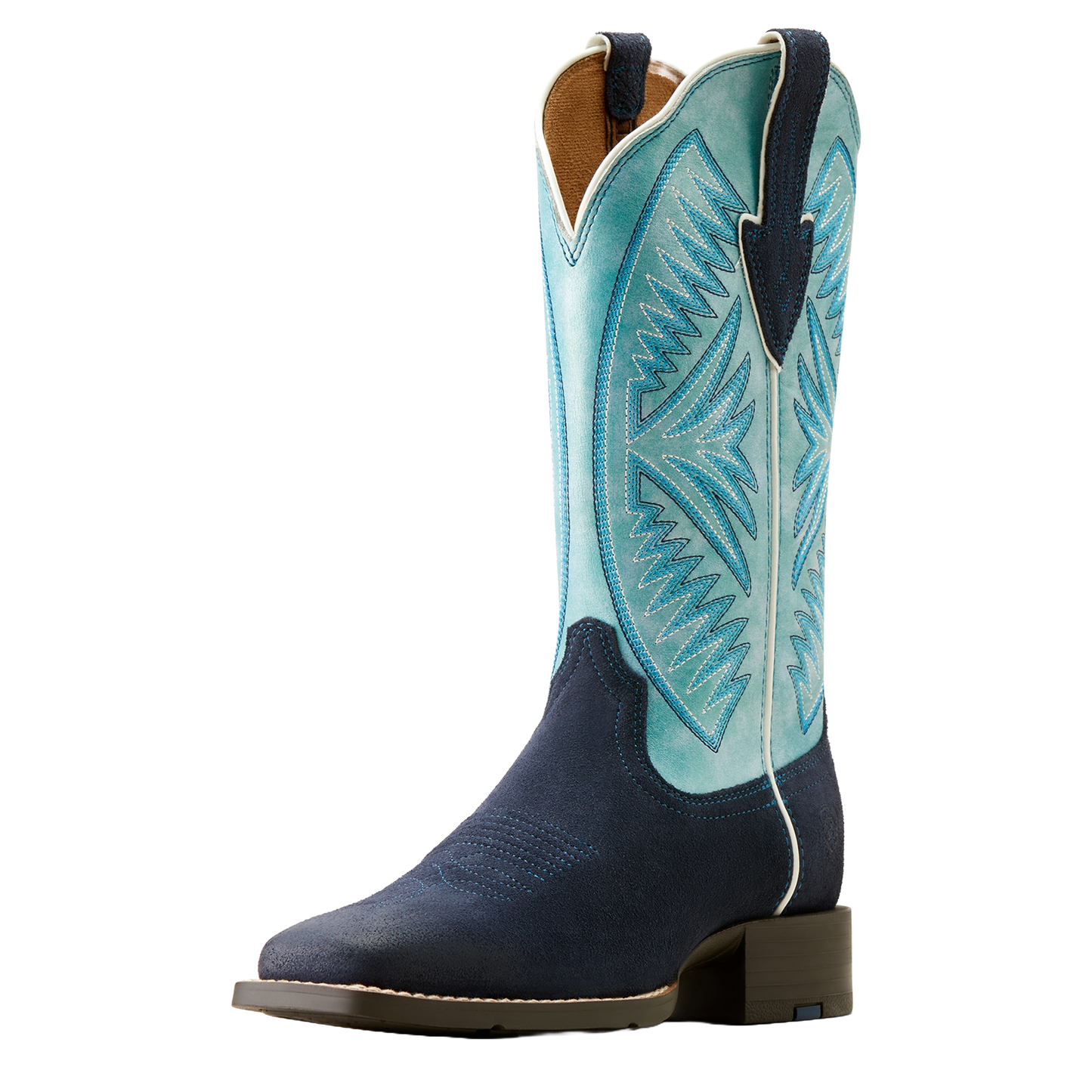 Ariat Ladies Round Up Ruidoso Midnight In Marfa Roughout Western Boots 10051062