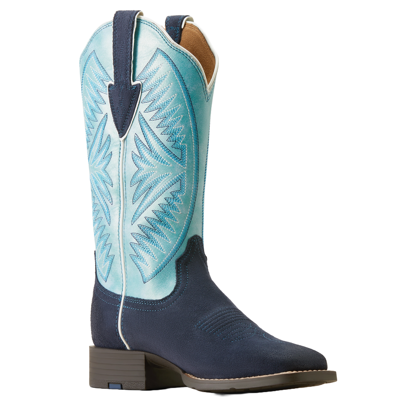 Ariat Ladies Round Up Ruidoso Midnight In Marfa Roughout Western Boots 10051062