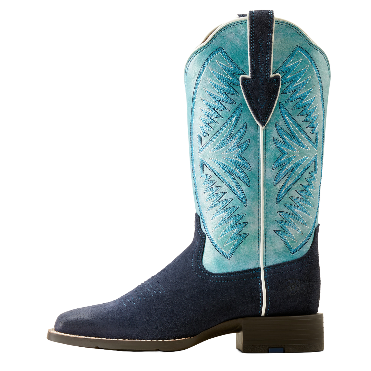 Ariat Ladies Round Up Ruidoso Midnight In Marfa Roughout Western Boots 10051062