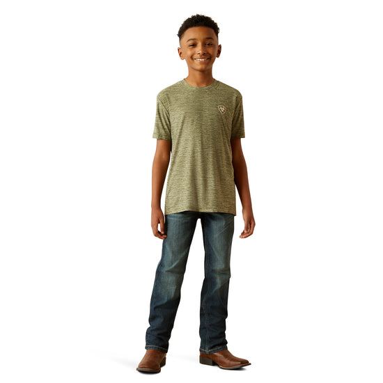 Ariat Boy's Tree Bark Camo Charger T-Shirt 10054755