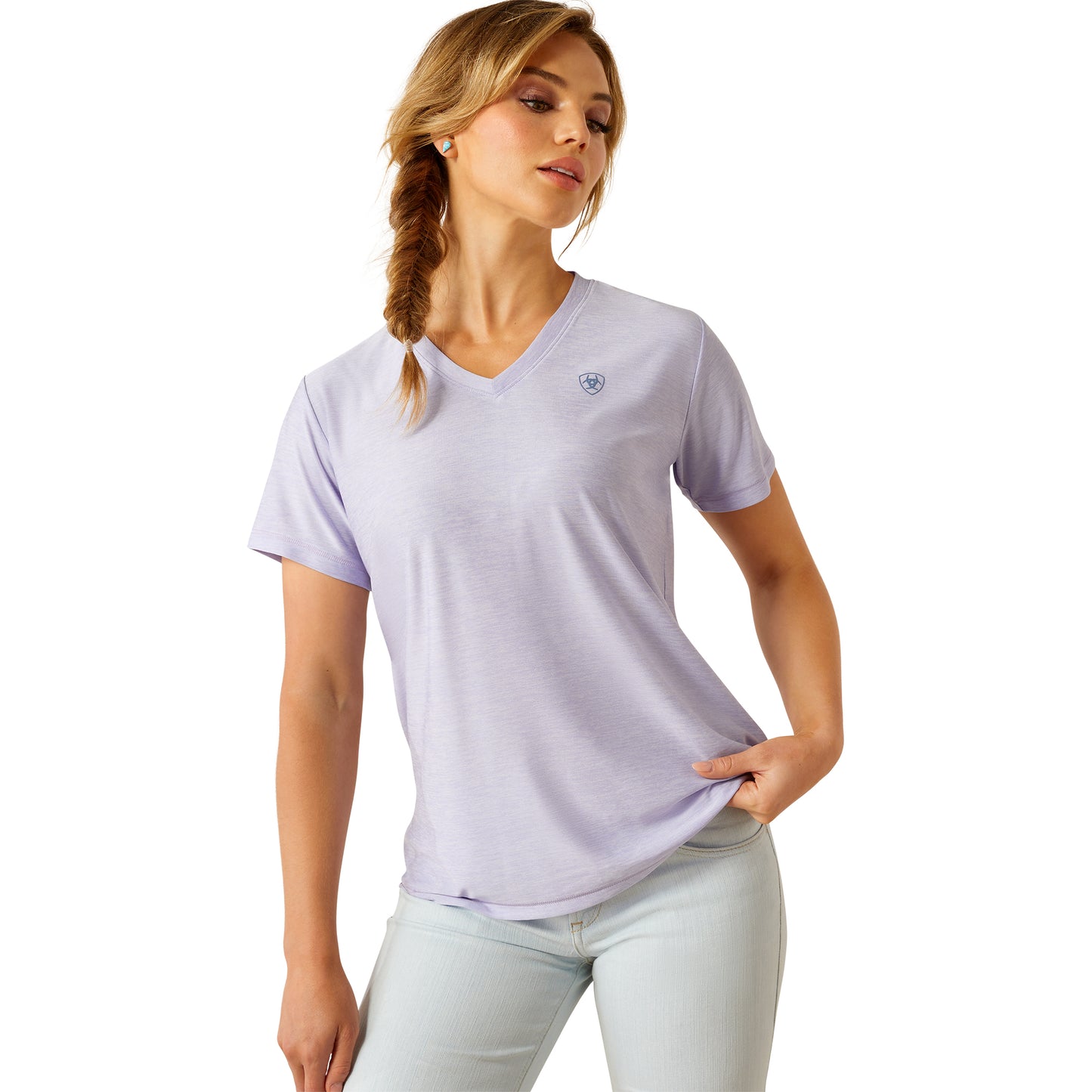 Ariat Ladies Laguna Sweet Lavender Short Sleeve T-Shirt 10054489