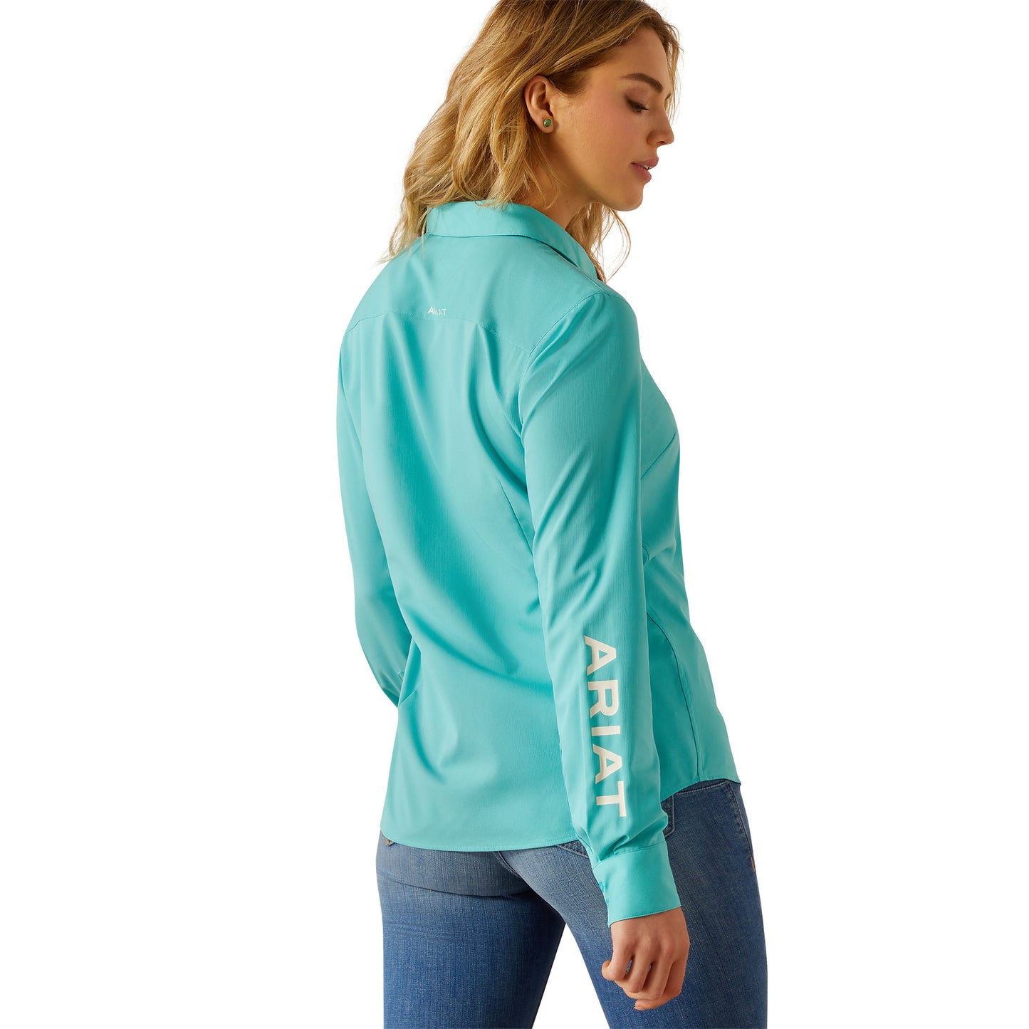 Ariat Ladies Kirby Pro Team Turquoise Shirt 10054758