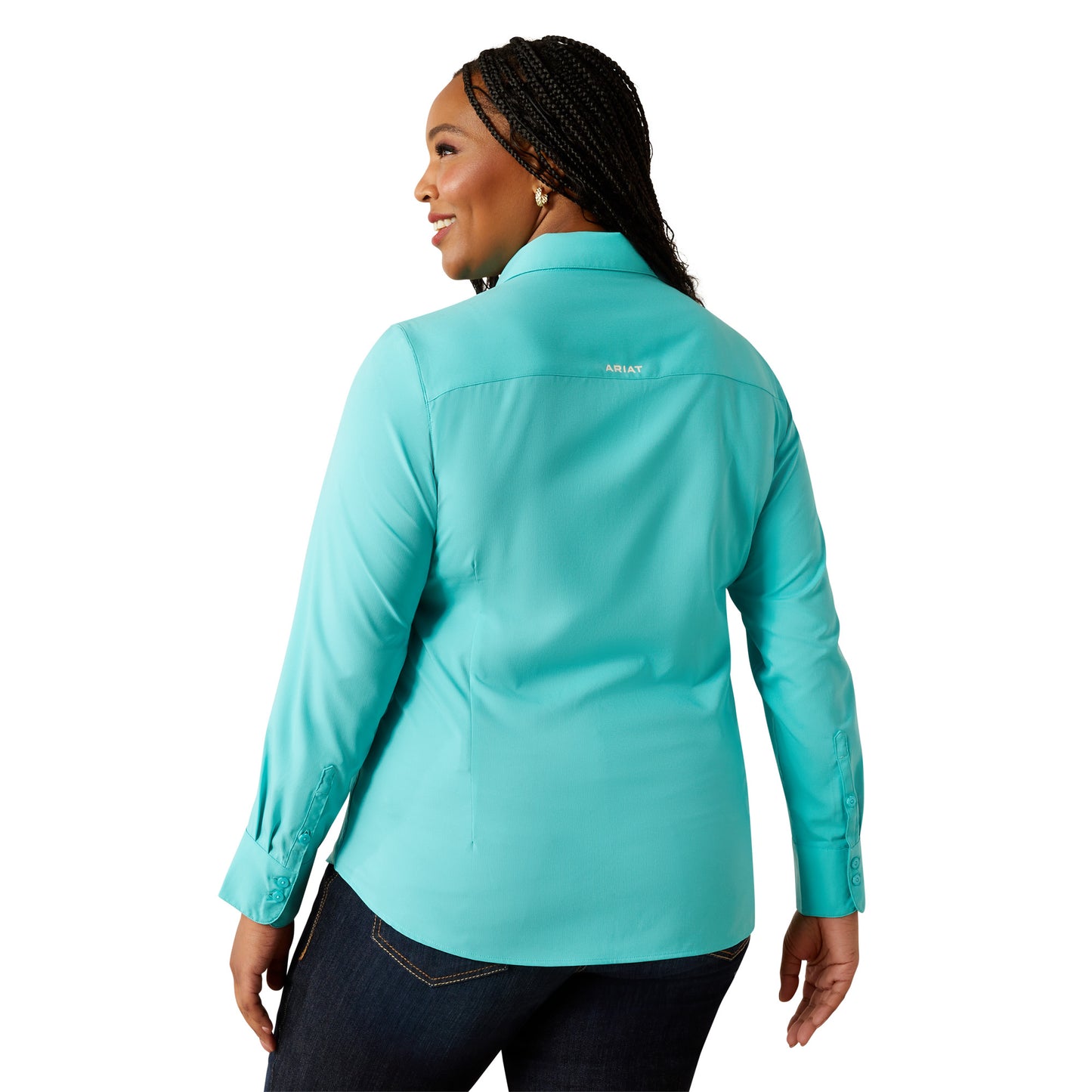 Ariat Ladies Kirby Pro Team Turquoise Shirt 10054758