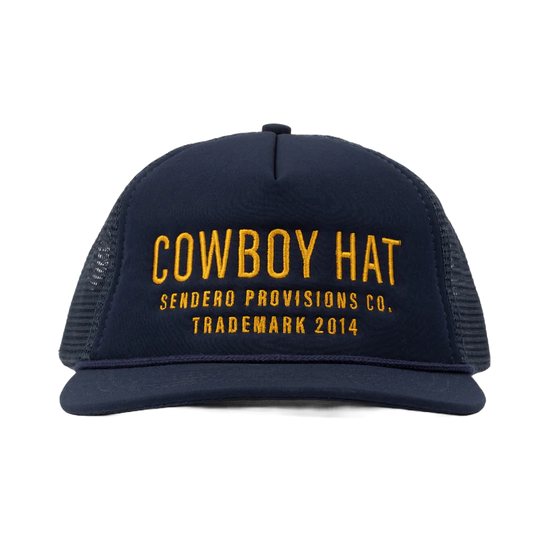 Sendero Provisions Co. Men's "Cowboy Hat" Navy Blue Trucker Cap SPCH121F16-NVY