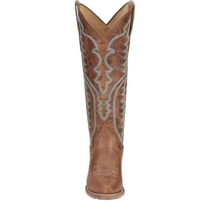 Justin Ladies Vintage Evelyn Barnwood Brown Western Boots VN4402