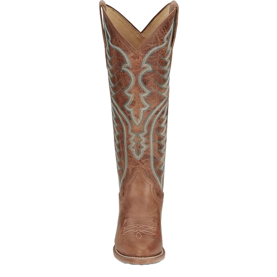 Justin Ladies Vintage Evelyn Barnwood Brown Western Boots VN4402