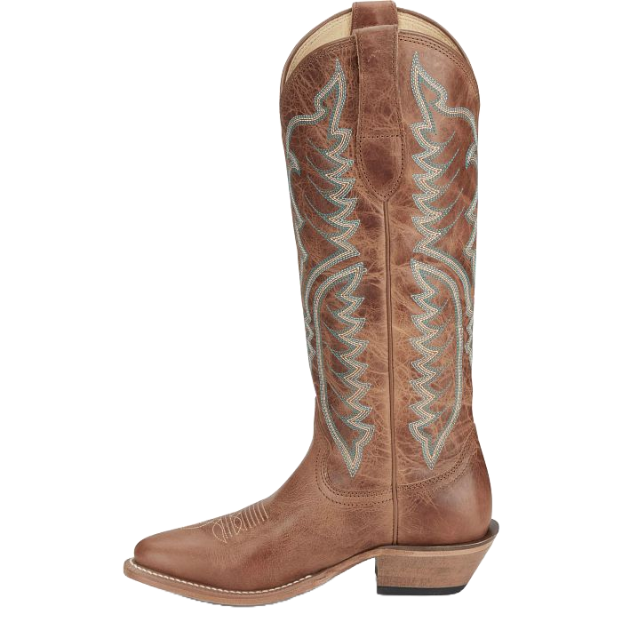 Justin Ladies Vintage Evelyn Barnwood Brown Western Boots VN4402