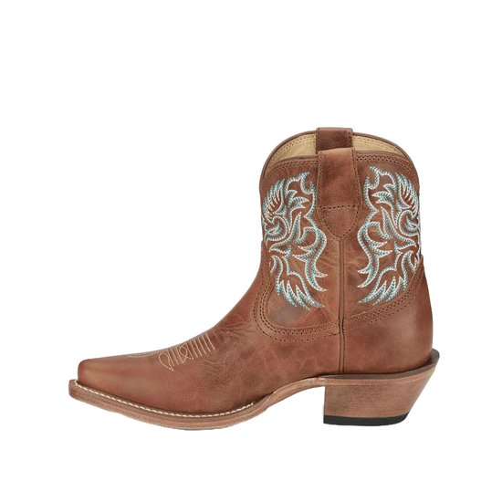 Justin Ladies Vintage Isabella Barnwood Brown Western Bootie VN4421