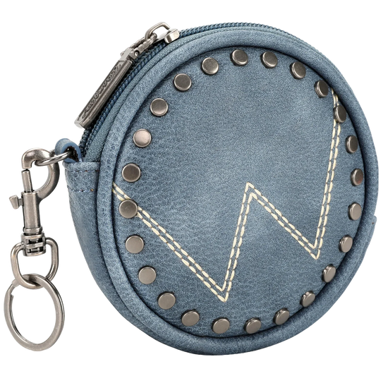 Wrangler Ladies Circular 'W' Logo Bag Charm Jean Coin Pouch WG116-001JN