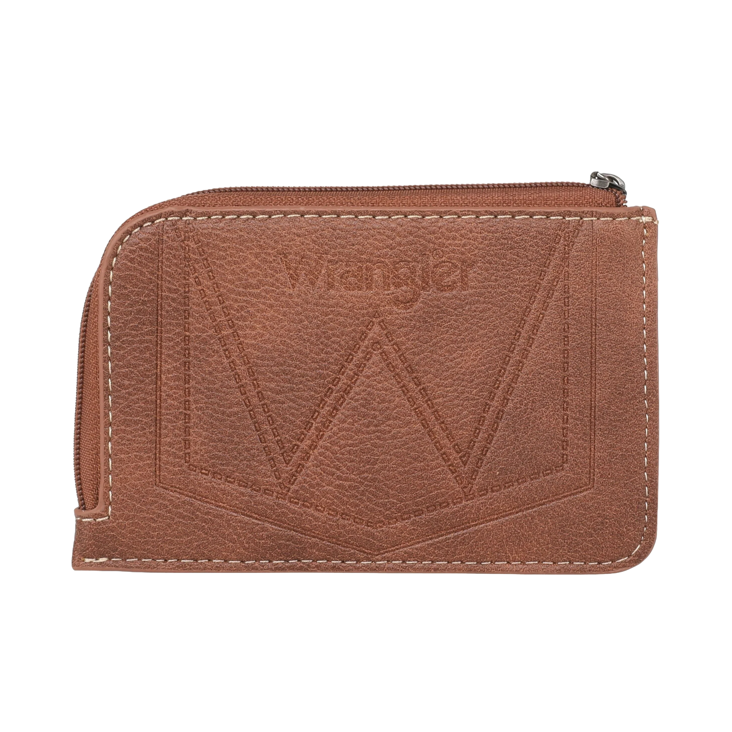 Wrangler Ladies Southwestern Mini Brown Card Case WG2202-W005BR