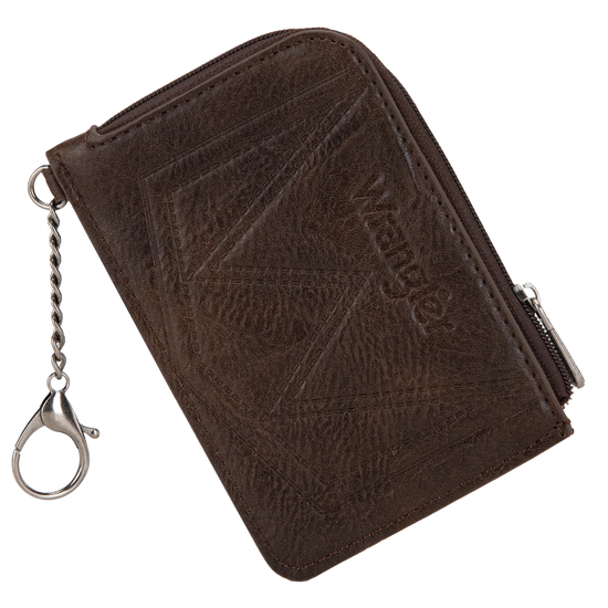 Wrangler Ladies Mini Coffee Zip Card Case WG2208-W005CF