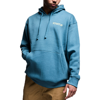 XTRATUF Unisex Aegean Sea Blue Logo Graphic Hoodie XAH205