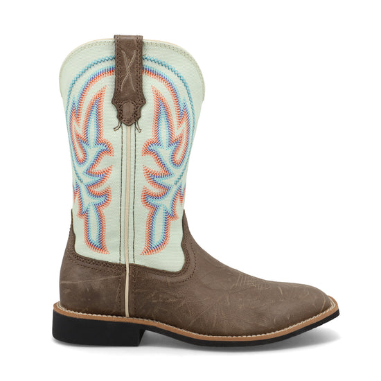 Twisted X Children's Top Hand Desert Taupe & Cucumber Western Boot YTH0029