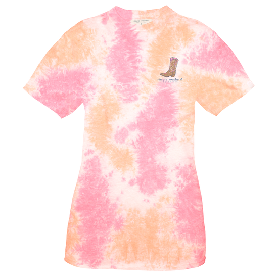 Simply Southern Ladies Cowgirl Summer Tiedye T-Shirt SS-CGSUMMER-TROPIC