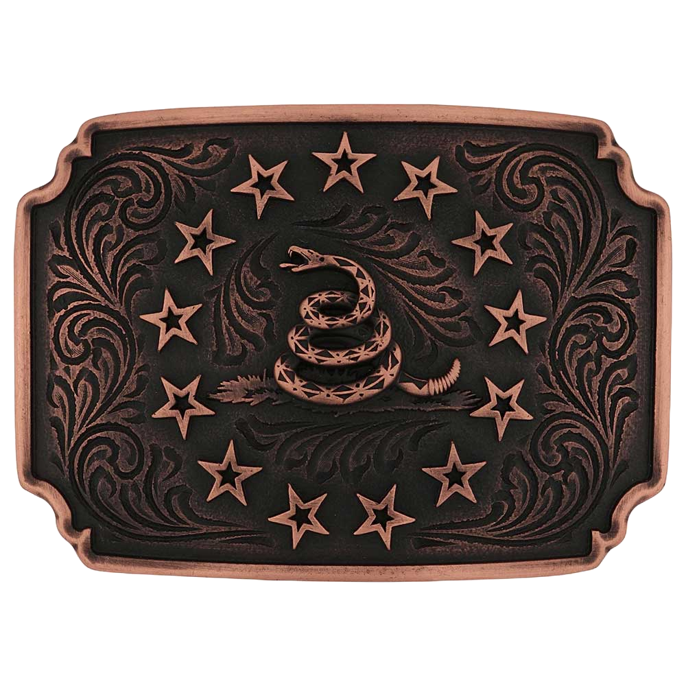 Montana Silversmiths The Founders Attitude Rose Gold Buckle A1009