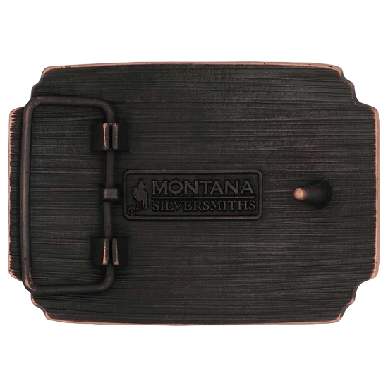 Montana Silversmiths The Founders Attitude Rose Gold Buckle A1009