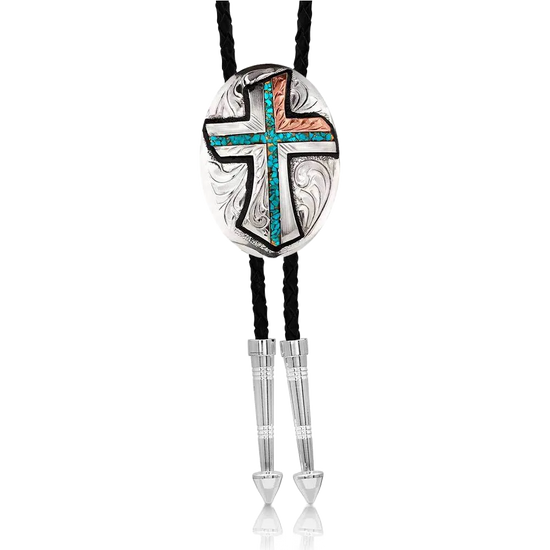 Montana Silversmiths Inner Light Turquoise Bolo Tie BT4779