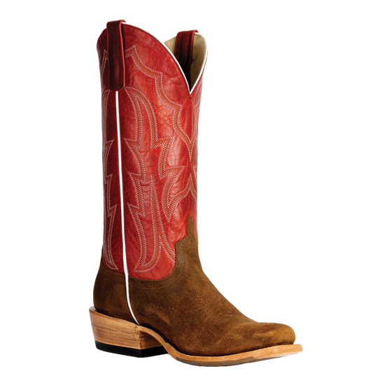 Macie Bean Ladies Top Hand Waxy Commander Deep Red Western Boot M9501