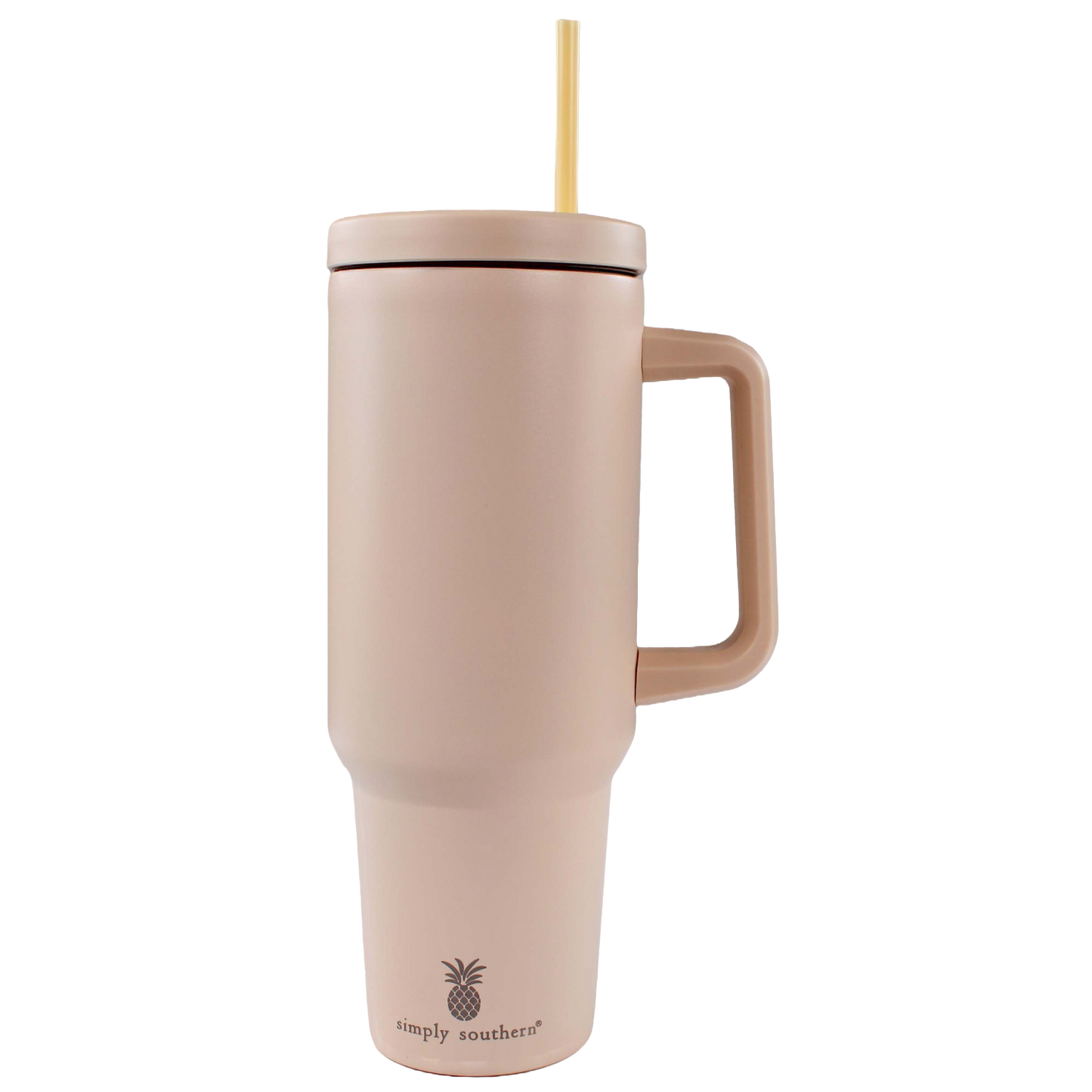 Simply Southern 40oz Insulated Light Tan Tumbler 0224-TUMBLER40-SLD-HAY